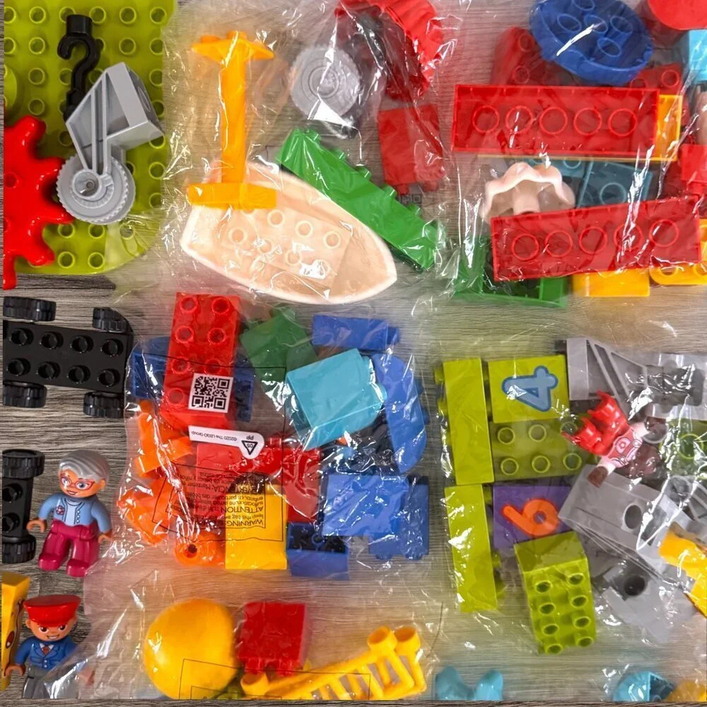 LEGO Duplo Education STEAM Park (Box A) New Bags Figures Gear Slide Track Pieces
